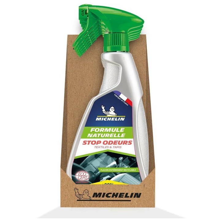 Stop-odeurs - MICHELIN - Formule Naturelle - Intérieur auto - 500ml Stop-odeurs - MICHELIN - Formule Naturelle - Intérieur auto - 500ml