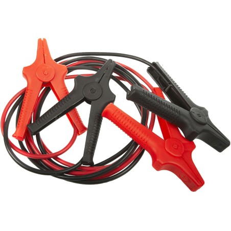 Lot de 2 câbles de démarrage - XLPT - 16 mm² - 3,00 m - Pinces isol