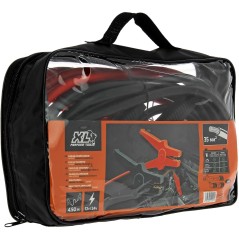 Lot de 2 câbles de démarrage - XLPT - 35 mm² - 4,50 m - Pinces isol
