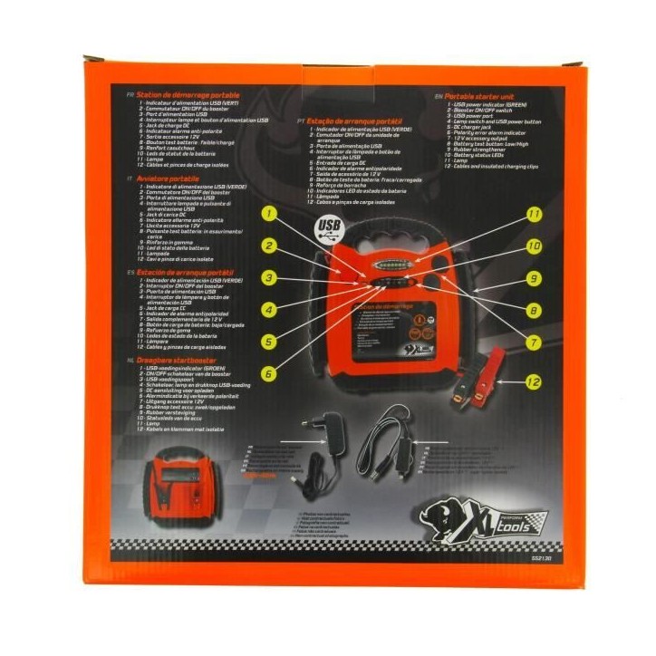 XLPERFORMTools station de démarrage 600 A