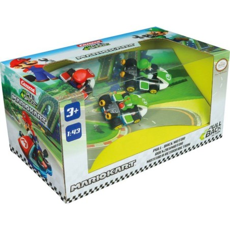 Pack de 3 voitures a rétofriction - CARRERA Pull & Speed - Mario Kart™ - Échelle 1:43 - Des 3 ans