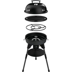 Barbecue a gaz - INCASA - Modele compact - 4000 W - Brûleur inox - Pl