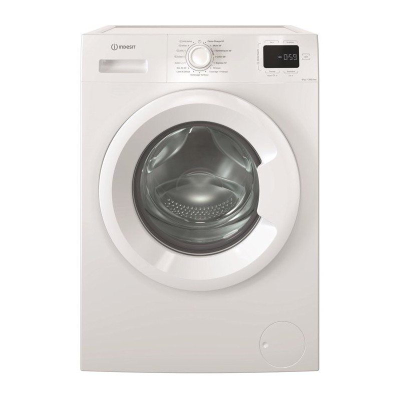 Lave-linge hublot INDESIT IM642MYTIMEFR - 6 kg - Induction - L60 cm -
