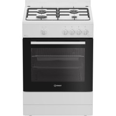 Cuisiniere a gaz - INDESIT - I6GGKMWF - 4 foyers - 10,4 KWh - L60 cm -