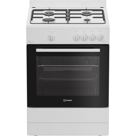 Cuisiniere a gaz - INDESIT - I6GGKMWF - 4 foyers - 10,4 KWh - L60 cm -