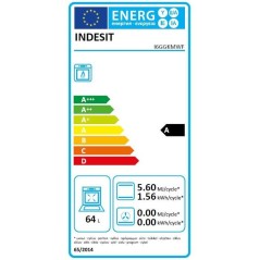 Cuisiniere a gaz - INDESIT - I6GGKMWF - 4 foyers - 10,4 KWh - L60 cm -