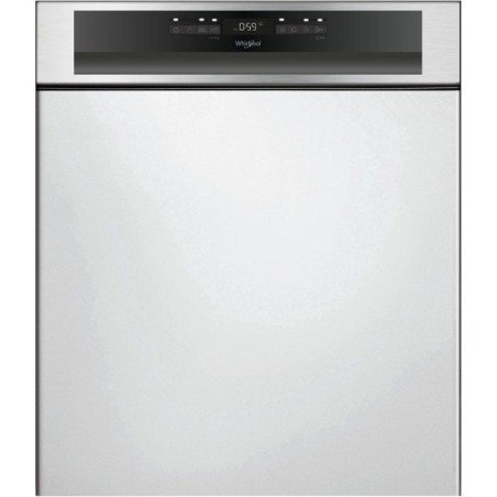 Lave-vaisselle semi-encastrable WHIRLPOOL WBO3T133PFX - 14 couverts -