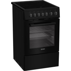 Cuisiniere vitrocéramique - INDESIT - I5V3PCB - 4 foyers - 7700 W - L50 cm - Noir