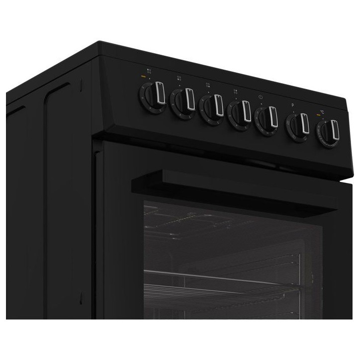 Cuisiniere vitrocéramique - INDESIT - I5V3PCB - 4 foyers - 7700 W - L50 cm - Noir Cuisiniere vitrocéramique - INDESIT - I5V3PCB - 4 foyers - 7700 W - L50 cm - Noir