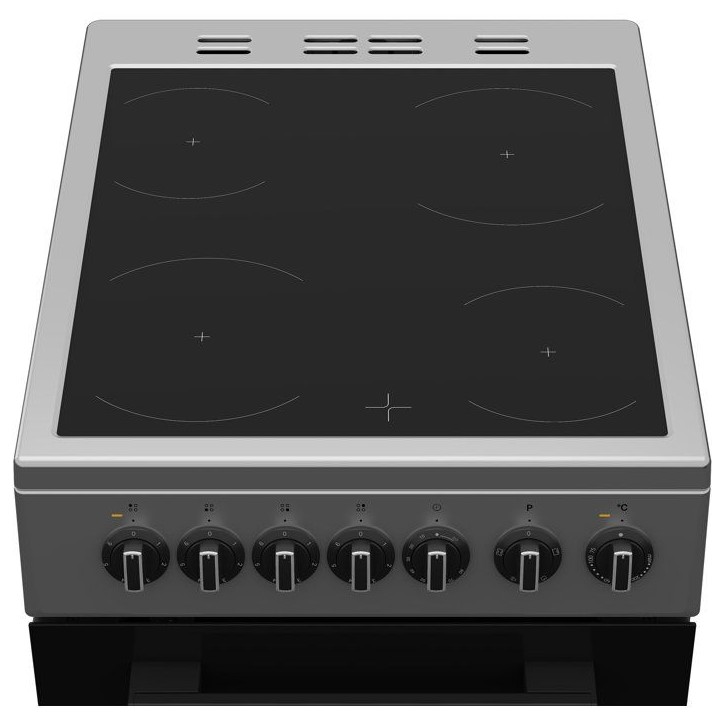 Cuisiniere vitrocéramique - INDESIT - I5V3PCS - 4 foyers - 7,7 KWh - L50 cm - Silver Cuisiniere vitrocéramique - INDESIT - I5V3PCS - 4 foyers - 7,7 KWh - L50 cm - Silver