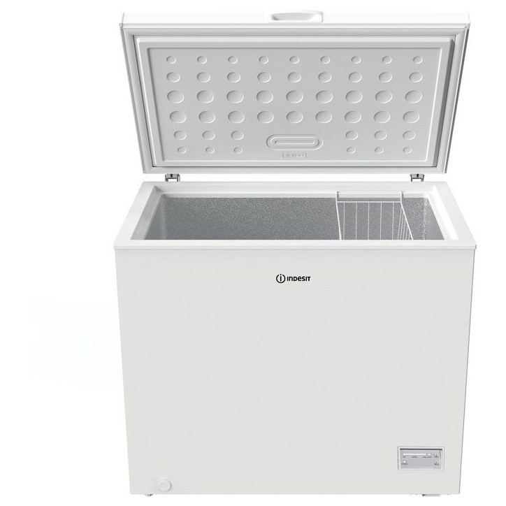 Congélateur coffre - INDESIT - INCF2464E1 - Classe E - 246L - 40db(A) - Fonctionne en piece froide (-15°) - 84,5x95,5x61,5 Congélateur coffre - INDESIT - INCF2464E1 - Classe E - 246L - 40db(A) - Fonctionne en piece froide (-15°) - 84,5x95,5x61,5