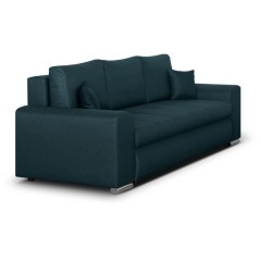 Canapé convertible avec coffre de rangement 3 places - INDIAN - Tissu
