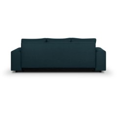 Canapé convertible avec coffre de rangement 3 places - INDIAN - Tissu