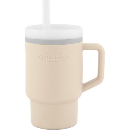 Ma premiere tasse silicone - INFANTINO - 255 ml - Sand