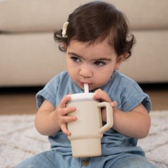 Ma premiere tasse silicone - INFANTINO - 255 ml - Sand
