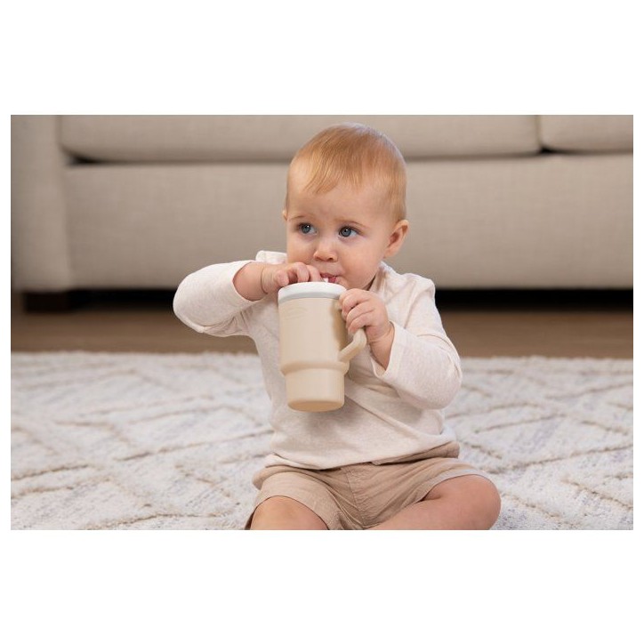 Ma premiere tasse silicone - INFANTINO - 255 ml - Sand Ma premiere tasse silicone - INFANTINO - 255 ml - Sand