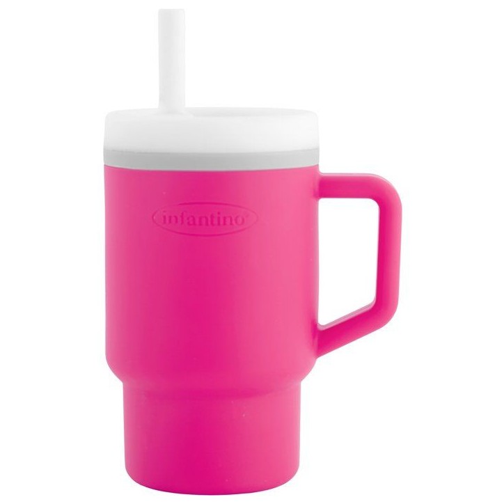 Ma premiere tasse silicone - INFANTINO - 255 ml - Bubble gum Ma premiere tasse silicone - INFANTINO - 255 ml - Bubble gum