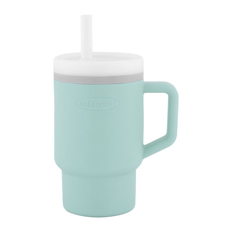 Ma premiere tasse silicone - INFANTINO - 255 ml - Moody Blue