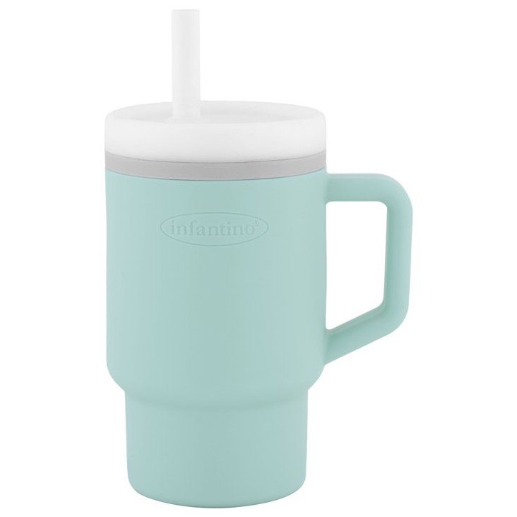 Ma premiere tasse silicone - INFANTINO - 255 ml - Moody Blue