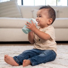 Ma premiere tasse silicone - INFANTINO - 255 ml - Moody Blue