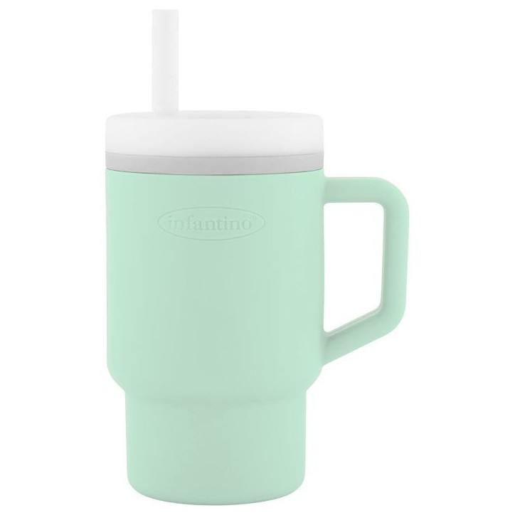 Ma premiere tasse silicone - INFANTINO - 255 ml - Cool Mint Ma premiere tasse silicone - INFANTINO - 255 ml - Cool Mint