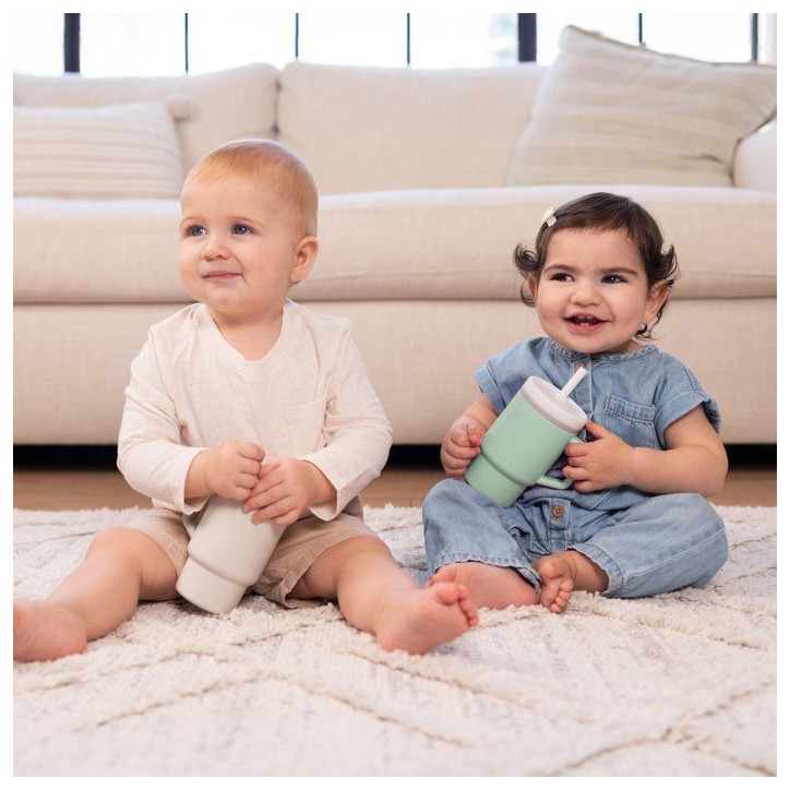 Ma premiere tasse silicone - INFANTINO - 255 ml - Cool Mint Ma premiere tasse silicone - INFANTINO - 255 ml - Cool Mint