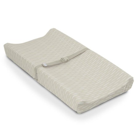 INGENUITY- Matelas a langer beige a contour réhaussé et harnais de s