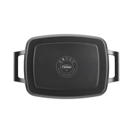 Plaque grill - INOXIBAR - Spéciale four - aluminium fondu - antiadhésif Greblon - four 220°C