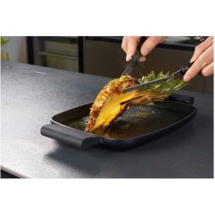 Plaque grill - INOXIBAR - Spéciale four - aluminium fondu - antiadhé