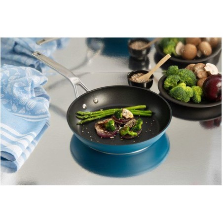 Set de poeles - INOXIBAR - Aqua 20+24 cm - aluminium forgé - revetement antiadhésif - induction