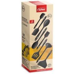 Set ustensiles cuisine - INOXIBAR - Lot 8 silicone - sans BPA - résis