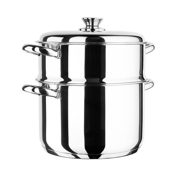 Ensemble cuisson vapeur - INOXIBAR - Marmite et cuiseur - acier inoxydable - cuisson vapeur - induction Ensemble cuisson vapeur - INOXIBAR - Marmite et cuiseur - acier inoxydable - cuisson vapeur - induction
