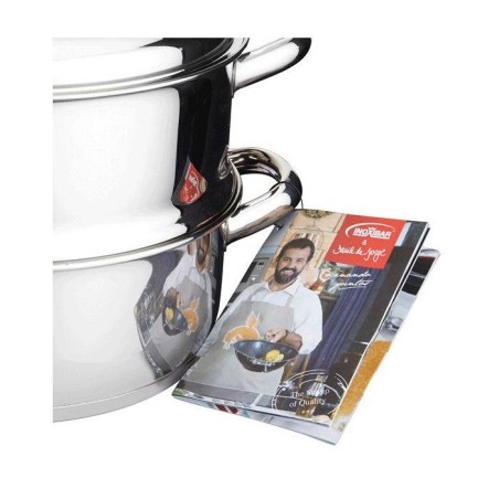 Ensemble cuisson vapeur - INOXIBAR - Marmite et cuiseur - acier inoxydable - cuisson vapeur - induction