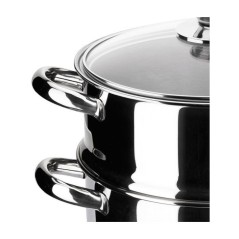 Ensemble cuisson vapeur - INOXIBAR - Ecco Cristal - acier inoxydable -