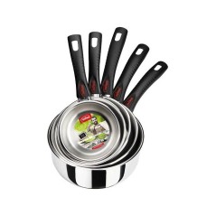 Set de casseroles - INOXIBAR - Set 5 casseroles - acier inoxydable - i
