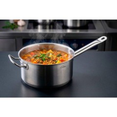 Casserole - INOXIBAR - Profesional 28 cm - acier inoxydable - fond diffuseur - induction