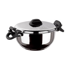 Faitout pâtes et légumes - INOXIBAR - 22 cm - couvercle égouttoir -