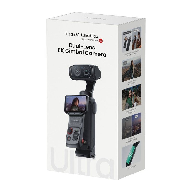 Caméra sport - INSTA360 - Luna Ultra - Standard - Bundle - Cosmic Bla