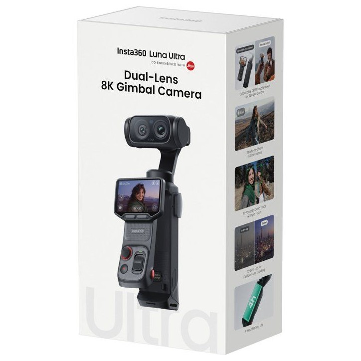Caméra sport - INSTA360 - Luna Ultra - Standard - Bundle - Cosmic Black Caméra sport - INSTA360 - Luna Ultra - Standard - Bundle - Cosmic Black