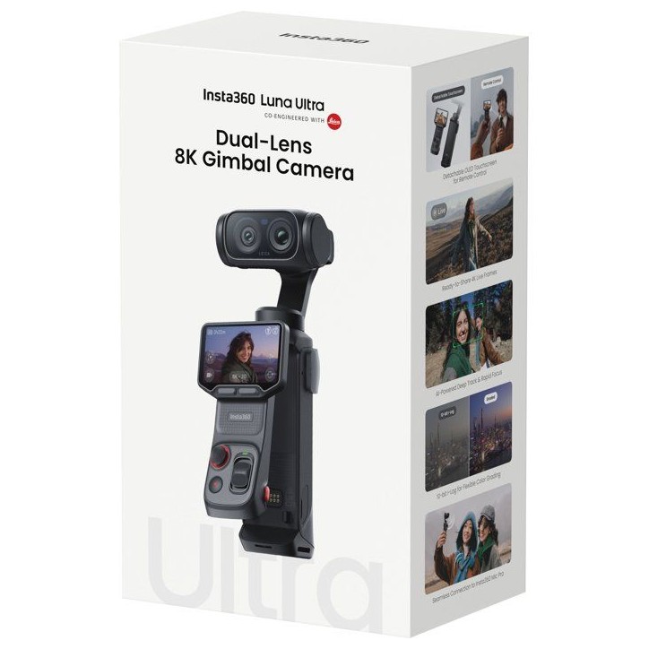 Caméra sport - INSTA360 - Luna Ultra - Creator - Bundle - Cosmic Black Caméra sport - INSTA360 - Luna Ultra - Creator - Bundle - Cosmic Black