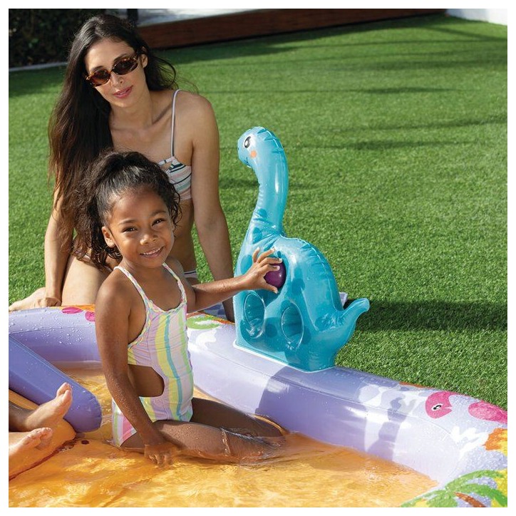 Piscine/Piscinette gonflable Aire de jeux Dino INTEX - A partir de 2 ans - 159L - 1 dinosaure gonflable - 56139NP Piscine/Piscinette gonflable Aire de jeux Dino INTEX - A partir de 2 ans - 159L - 1 dinosaure gonflable - 56139NP