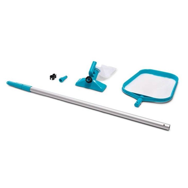 Kit d Entretien Piscines - Intex - Perche télescopique, aspirateur et épuisette Kit d Entretien Piscines - Intex - Perche télescopique, aspirateur et épuisette