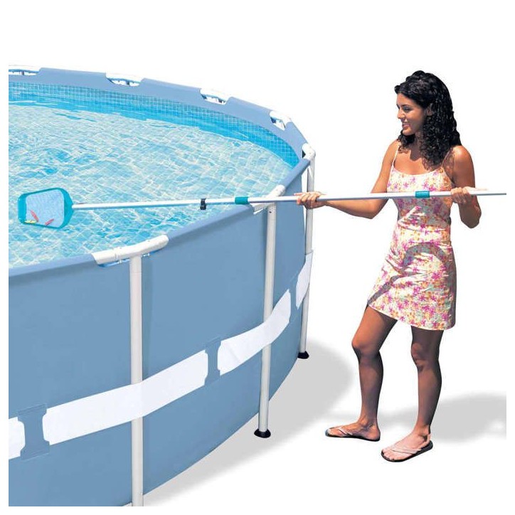 Kit d Entretien Piscines - Intex - Perche télescopique, aspirateur et épuisette Kit d Entretien Piscines - Intex - Perche télescopique, aspirateur et épuisette