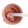 Tasse avec paille - BEABA - 300 ml - Terracotta