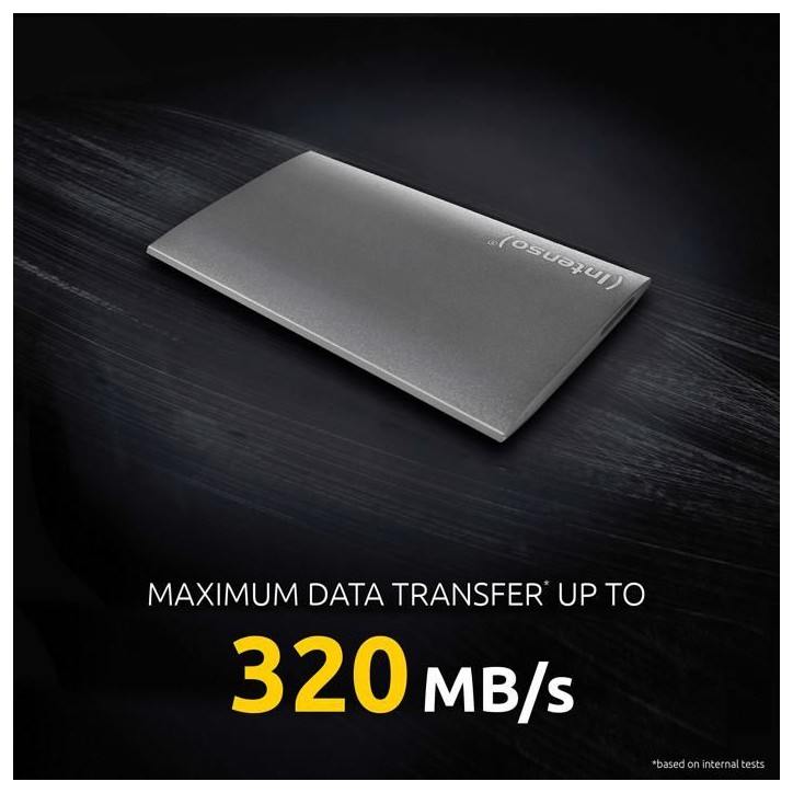 Disque dur SSD externe - INTENSO - PREMIMUM - 512Go - Gris Disque dur SSD externe - INTENSO - PREMIMUM - 512Go - Gris