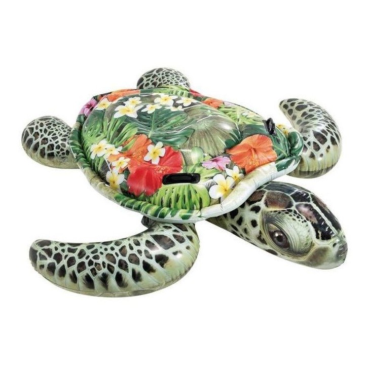 Bouée gonflable Tortue de Mer a Chevaucher - INTEX - Design réaliste - Pour enfants a partir de 3 ans Bouée gonflable Tortue de Mer a Chevaucher - INTEX - Design réaliste - Pour enfants a partir de 3 ans