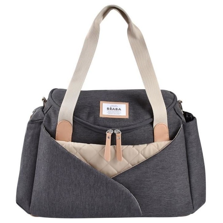 Sac a langer - BEABA - SYDNEY - Gris chiné foncé Sac a langer - BEABA - SYDNEY - Gris chiné foncé