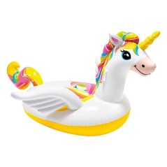 Bouée gonflable Licorne Magique a Chevaucher - INTEX - Dimensions 201
