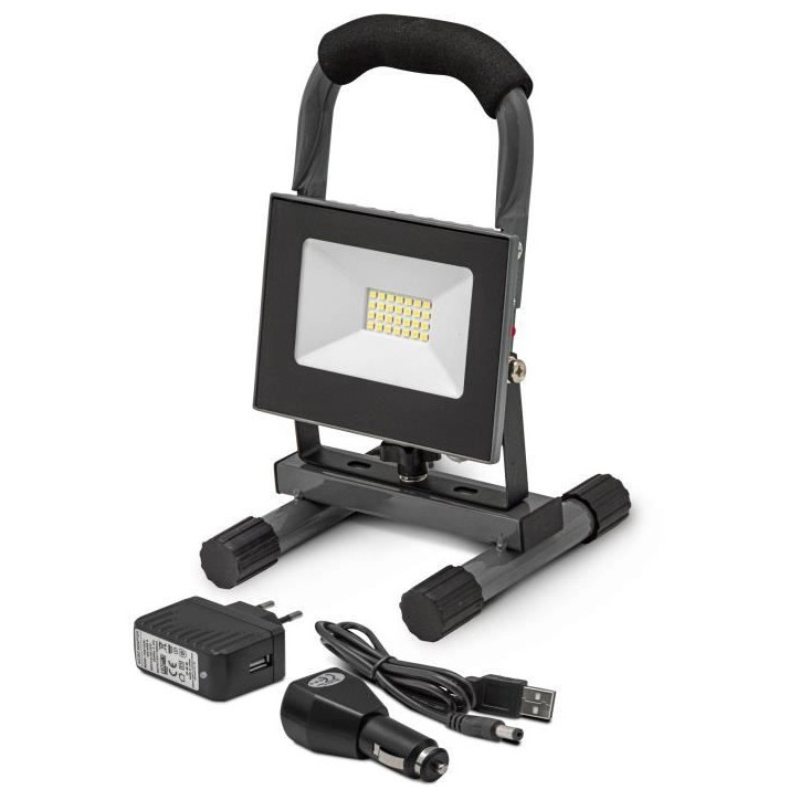 Projecteur Led rechargeable - I-Watts - I-SPR10PBK - 10 W - 450 lumens Projecteur Led rechargeable - I-Watts - I-SPR10PBK - 10 W - 450 lumens