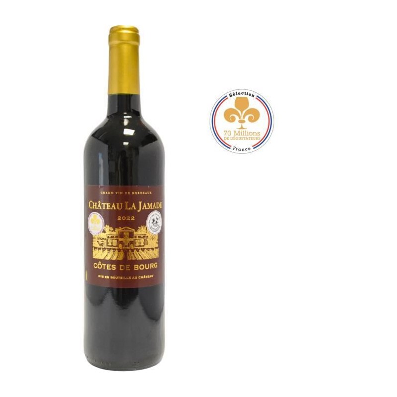 Château La Jamade 2022 Côtes de Bourg - Vin rouge de Bordeaux